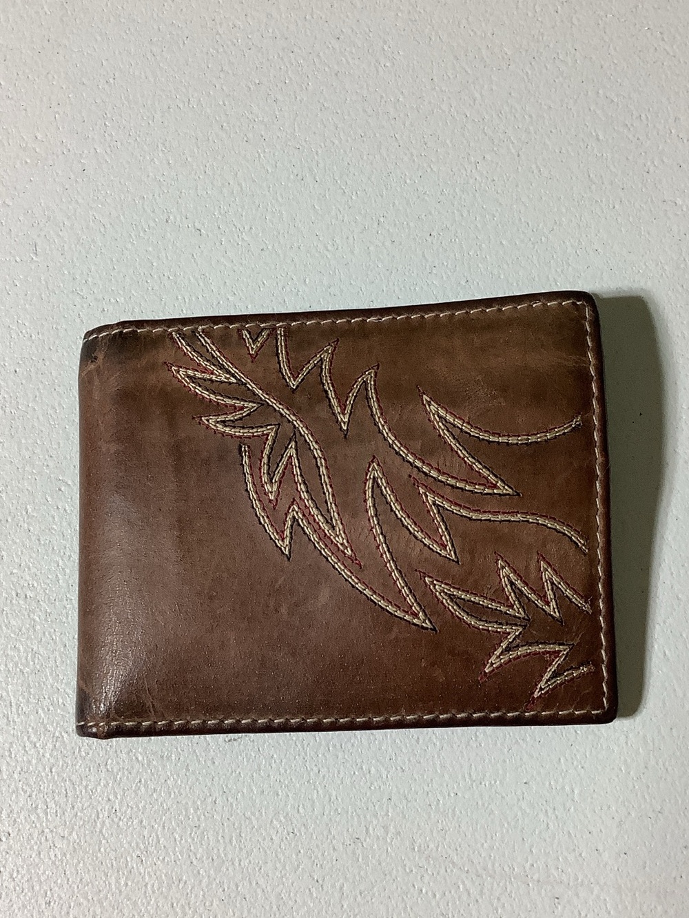 Cody James brown leather bi-fold wallet